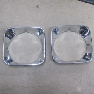 71 72 CHEVROLET MONTE CARLO ORIGINAL GM LEFT AND RIGHT HEADLIGHT LAMP BEZEL SET - Picture 1 of 6