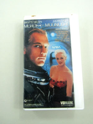 VTG Murder by Moonlight VHS Clamshell Brigitte Nielsen Julian Sands Action 1990 - Image 1 of 4