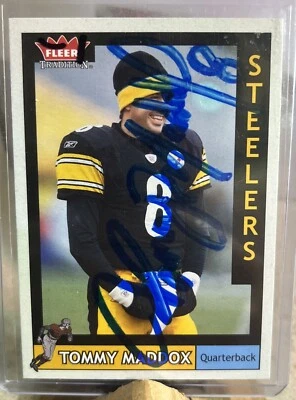 2003 Fleer Tradition Tommy Maddox Pittsburgh Steelers #174 In Person Auto - Image 1 of 2