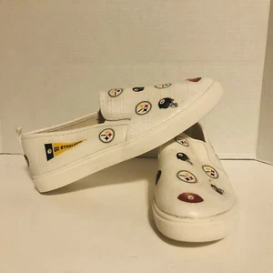 West Loop Pittsburgh Steelers Womens Size L Large (9-10) Loafers Decals - Picture 1 of 24