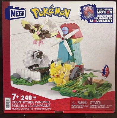 Mega Pokemon Countryside Windmill Building Toy with Motion 240 Pcs New - Image 1 of 2