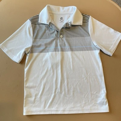 Champion Youth Boys Collared Shirt Size Small 6-7 White Golf Shirt GUC - Image 1 of 4