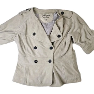 CONVERSE x JOHN VARVATOS Double Breasted Suede Jacket Size Medium - Bild 1 von 9