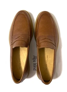 Mocassino PETER MILLAR Crown artigianale da uomo escursionista grana di ciottoli penny TG.8 NUOVO - Foto 1 di 10