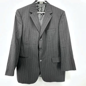 Jos A Bank Clothiers Herren Blazer 40 S grau Fischgrät Wolle Tweed 3 Knöpfe - Bild 1 von 14