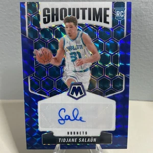 2024-25 Panini Mosaic Tidjane Salaun Blue Prizm Showtime RC Rookie Auto /35 - Picture 1 of 3