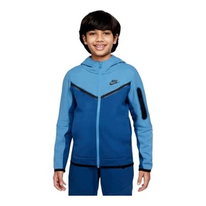 Nike Sportswear Tech Fleece Full Zip Hoodie Dutch Blue/Court Blue/Black - Picture 1 of 4