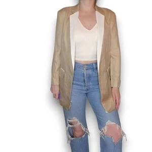 Blazer Jenni Kayne Mezcla Lana Seda Contraste - NUEVO CON ETIQUETAS - Imagen 1 de 9