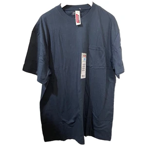 100 % Baumwolle Cool & Dry Dickies Herren Größe XL dunkelblau längere Länge Neu mit Etikett - Bild 1 von 7