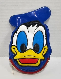Vtg Donald Duck Vinyl Change Purse Walt Disney Productions Squeaks Zippered - Picture 1 of 6