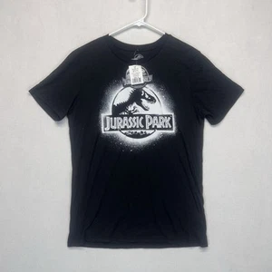 Jurassic World NEW Dinosaur T-Shirt Teens Kids Medium Black Short Sleeve NWT - Picture 1 of 9