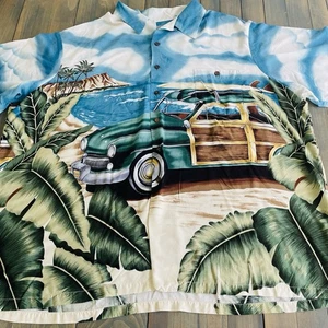 Camisa De Colección Tori Richard Manga Corta Surf Woody Hawaiana Grande y Alta 4XL (MM) - Imagen 1 de 8