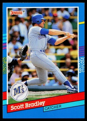 1991 Donruss - Scott Bradley #287 - Seattle Mariners - Image 1 of 2