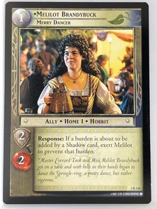 LORD OF THE RINGS TCG REALMS OF THE ELF LORDS RARE 3R110 MELILOT BRANDYBUCK ex - Picture 1 of 1