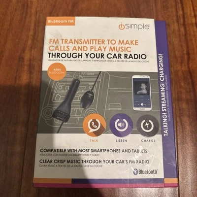 iSimple ISBT43 Bluetooth Manos Libres Radio Coche Inalámbrico BluStream Transmisor FM Foto 1 de 2