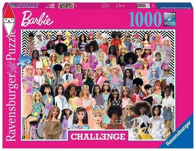 PUZZLE TEMATICO RAVENSBURGER BARBIE CHALLENGE 1000 PZ - Immagine 1 di 2