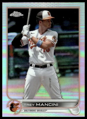 2022 Topps Chrome Sonic #72 Trey Mancini Refractor - Image 1 of 2