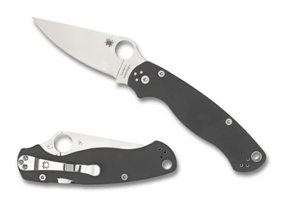 Spyderco Knife Para Millitary 2 Dark Gray G-10 Maxamet SC81GPDGY2 Pocket Knives - Image 1 of 4