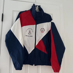Vintage JMN Apparel USA Windbreaker Jacket Men’s Medium US Armed Forces Sports - Picture 1 of 13