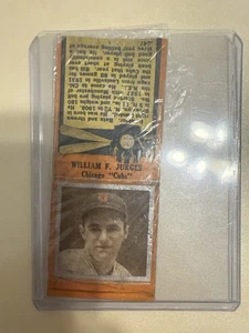 1930s Goudey William Jurges Chicago Cubs Vintage Baseball Card Rare   - Picture 1 of 2