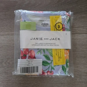Janie And Jack Toddler Girls Good Night Pajama In Sweet Fruit Dreams 3 - Picture 1 of 2