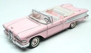 Road Legends 1/18 Scale Diecast 71123S - 1958 Edsel Citation - Pink - Picture 1 of 5