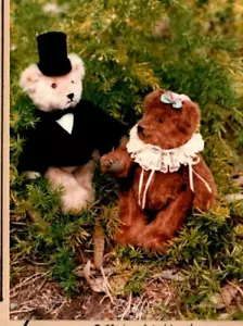 Lady Edwina & Lord Edward Bear Doll Pattern Soft Sculpture Sewing Victorian - Picture 1 of 3