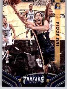 Tarjeta base Pacers #121 2014-15 Threads Luis Scola NBA PWE - Imagen 1 de 2