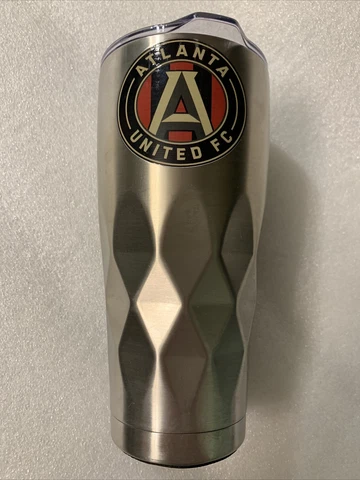 Brand New MLS Atlanta United Tumbler Stainless Steel Diamond  Bottom Cover