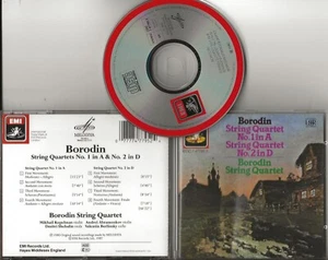 BORODIN String Quartets No's 1 & 2 EMI cd 1987 Melodiya - Picture 1 of 1