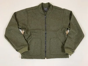 FILSON MACKINAW WOOL JACKET LINER FOREST GREEN M NWT SOLD OUT - Picture 1 of 12
