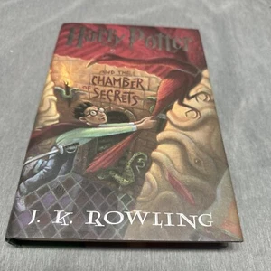 Harry Potter and the Chamber of Secrets 1999 J. K. Rowling Hardcover Dust Jacket - Picture 1 of 18