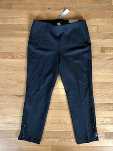 Chico's Women's SO Slimming 360 Juliet Slim Leg Size 2 ( US Size 12 ) Black NWT - Picture 1 of 8