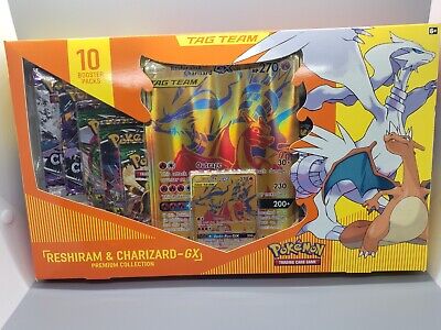 Pokémon TCG Reshiram & Charizard - GX Tag Team Premium Collection Box • 40$