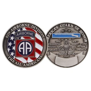 US Army 82nd Airborne Division Challenge Coin - Picture 1 of 1