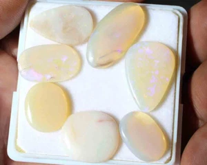 29.40 Ct Natural Australian Opal 11.5*22 mm Pear Cabochon Loose Gemstone - Picture 1 of 3