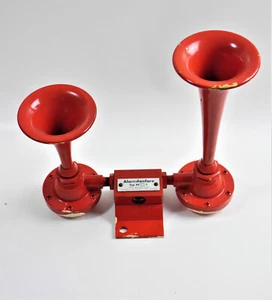 Total Walther Martin Signal Alarmfanfare Typ AF H 1 Druckluft Feuerwehr Sirene - Bild 1 von 2