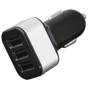 Hama Ładowarka samochodowa 4.4A 3-portowa ładowarka USB 12V 24V Adapter ładowania do telefonu komórkowego iPhone - Zdjęcie 1 z 4
