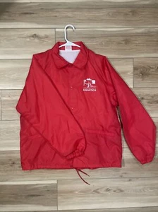 Vintage Cardinal Jacket Raleigh NC Parks And Rec, Men’s Size Large USA Made Snap - Imagen 1 de 7