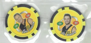 2008 AFL TOPPS POKER CHIPZ - (BASE) BUNDLE LOT OF 3 IN SET (RICHMOND) - Picture 1 of 2