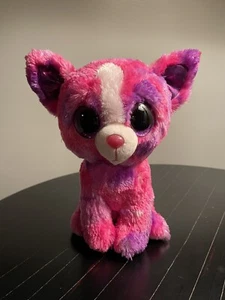 DAKOTA the Dog (JUSTICE EXCLUSIVE) Beanie Boos 9” *NO TAG* - Picture 1 of 3