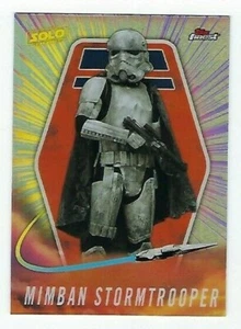 2018 TOPPS FINEST STAR WARS SOLO SO-11 MIMBAN STORMTROOPER - Picture 1 of 1