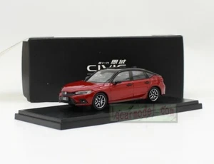 1:43 Honda Civic 11th Hatchback colore rosso modello auto pressofusa - Foto 1 di 5
