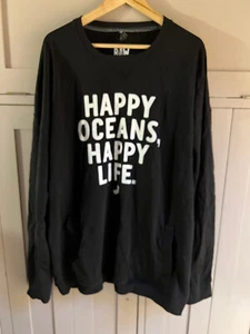 G Star Raw Happy Oceans Happy Life Herren Sweatshirt | Schwarz | 2XL | Selten | - Bild 1 von 11