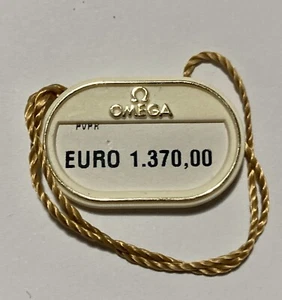 Reloj de Vestir OMEGA Dorado Etiqueta Hangtag 79102301 1530 18k 33mm en Cuero ORIGINAL 2/ - Imagen 1 de 2