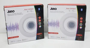 Juno Lighting J6SLC M6 RGBW LED 6" Bluetooth Smart Speaker Socket Adapter Pair - Picture 1 of 3