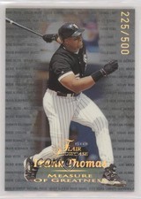 1999 Flair Showcase Measure of Greatness /500 Frank Thomas #15MG HOF