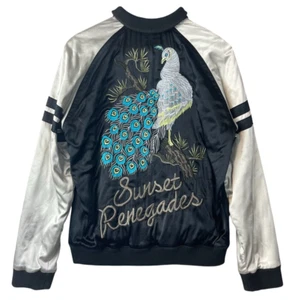 Vintage Juicy Couture Herren Jacke Gr. M bestickt Pfau Renegade Sonnenuntergang selten Y2K - Bild 1 von 14