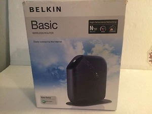 Belkin N150 4-Port 150Mbps Basic Wireless N Router - Imagen 1 de 9