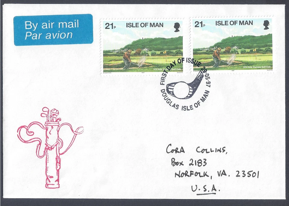 GB, Isle of Mann; 14th Hole, Ramsey Golf Club, FDC, May 29, 1997, Douglas, - Image 1 of 1